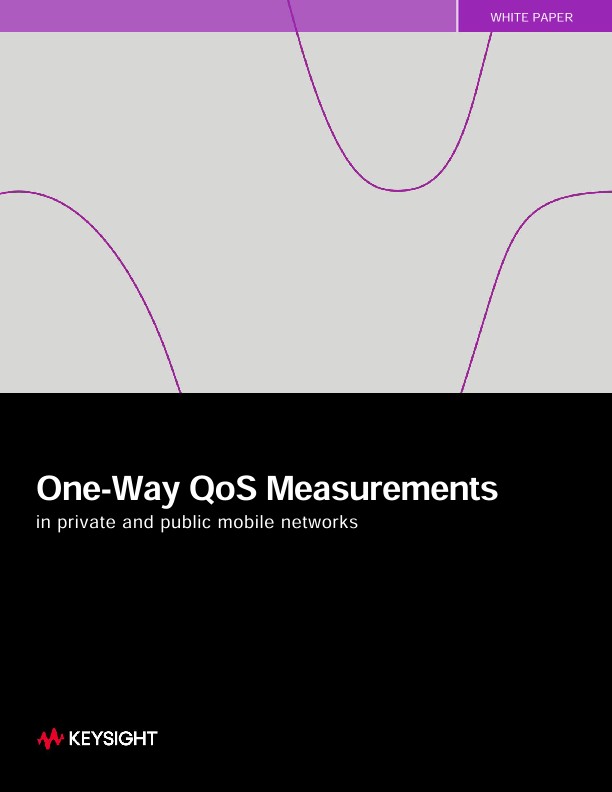 One-Way QoS Measurements in Private and Public Mobile Networks