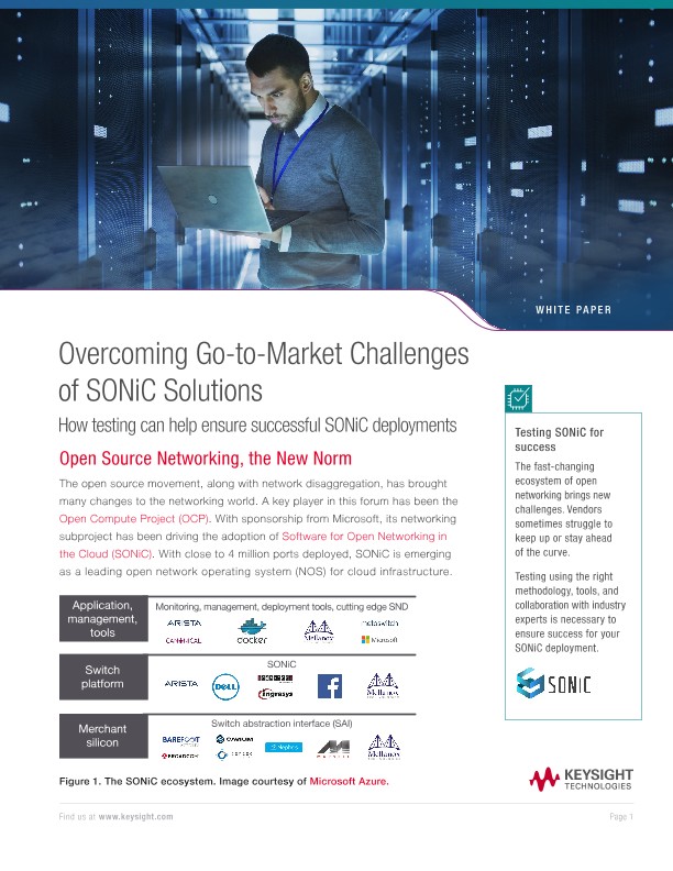 Overcoming Go-to-Market Challenges of SONiC Solutions