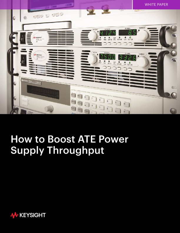 How to Boost ATE Power Supply Throughput