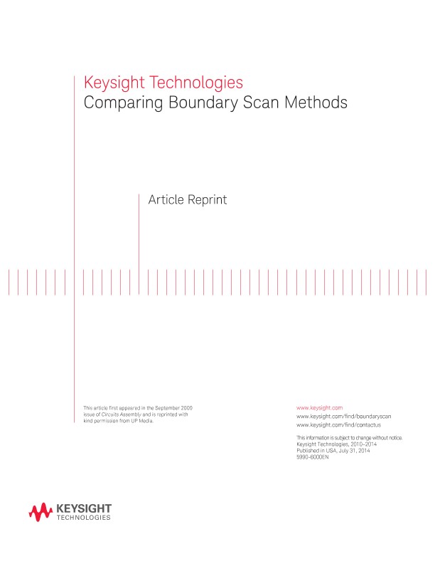Comparing Boundary Scan Methods