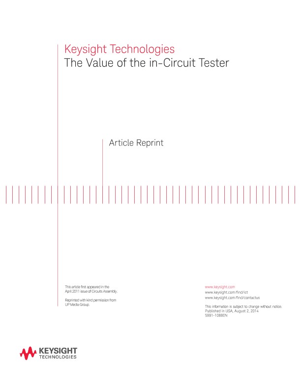 The Value of the in-Circuit Tester