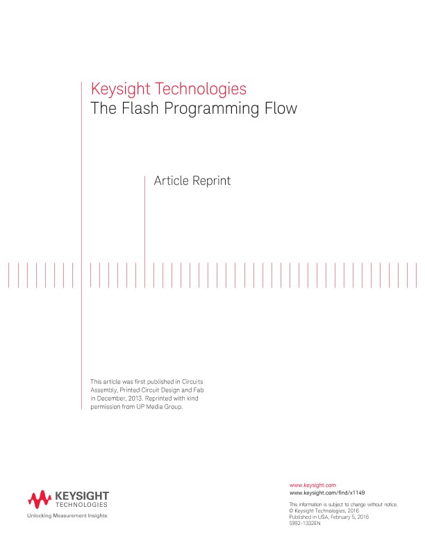 The Flash Programming Flow