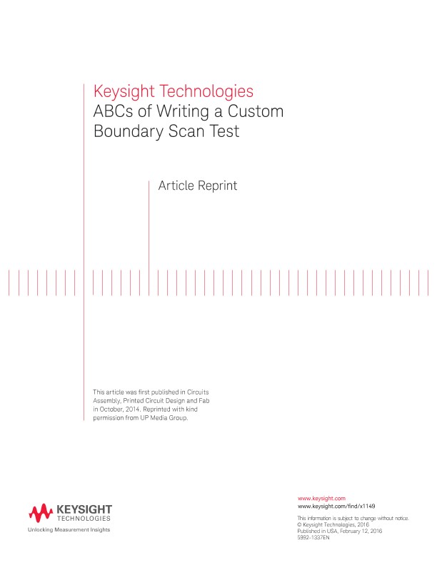 ABCs of Writing a Custom Boundary Scan Test