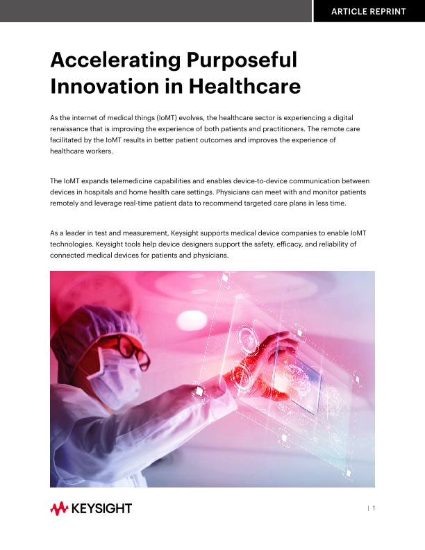 Accelerating Purposeful Innovation in Healthcare