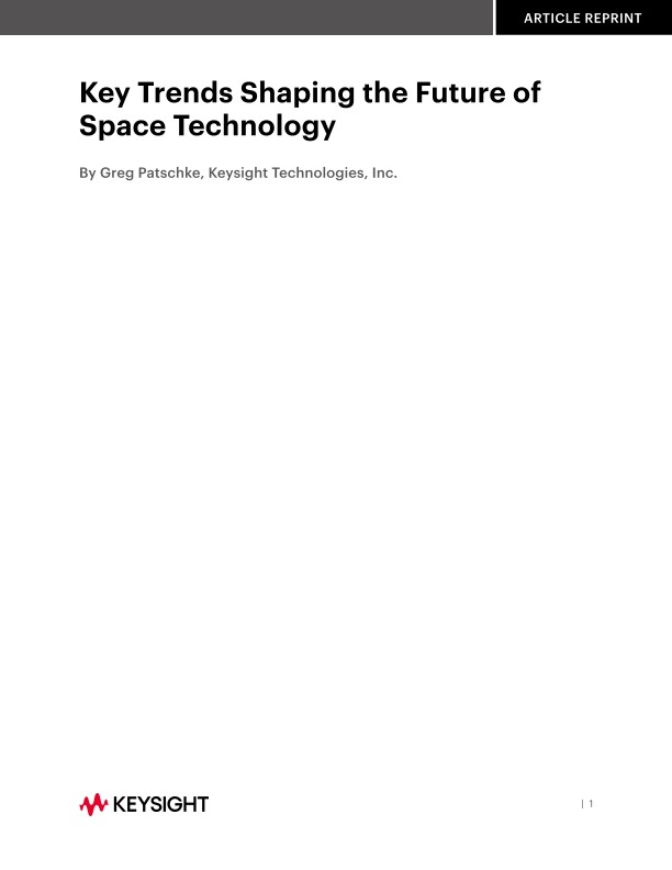 Key Trends Shaping the Future of Space Technology