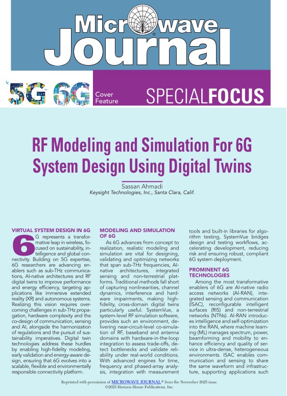 RF Modeling and Simulation for 6G System Design 
