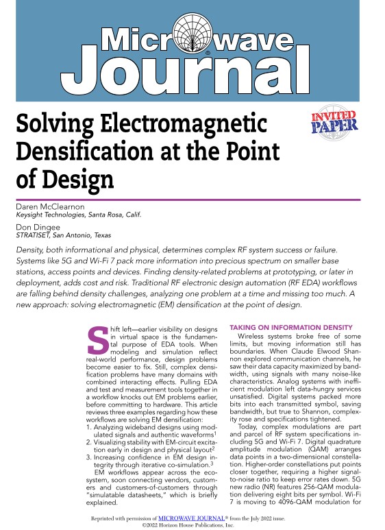 Solving Electromagnetic Densification at the Point of Design