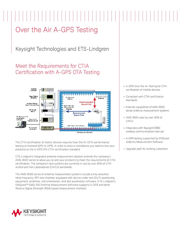Over the Air A-GPS Testing