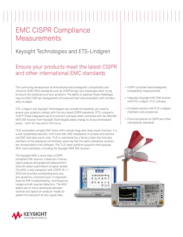EMC CISPR Compliance Testing