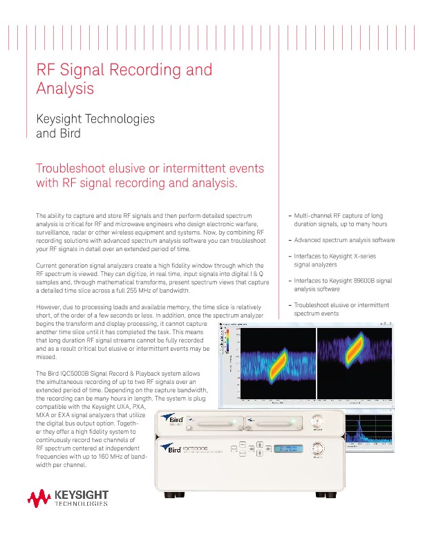 RF Signal Recording and Analysis