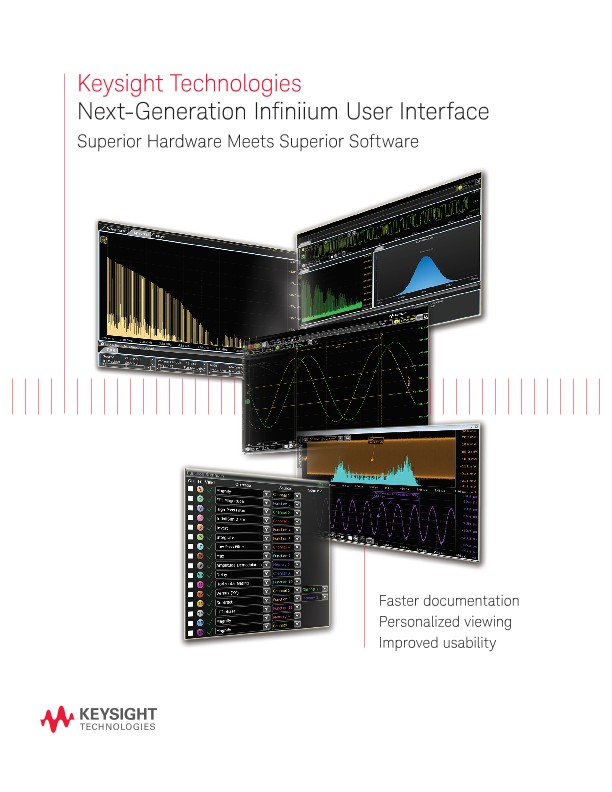 Next-Generation Infiniium User Interface