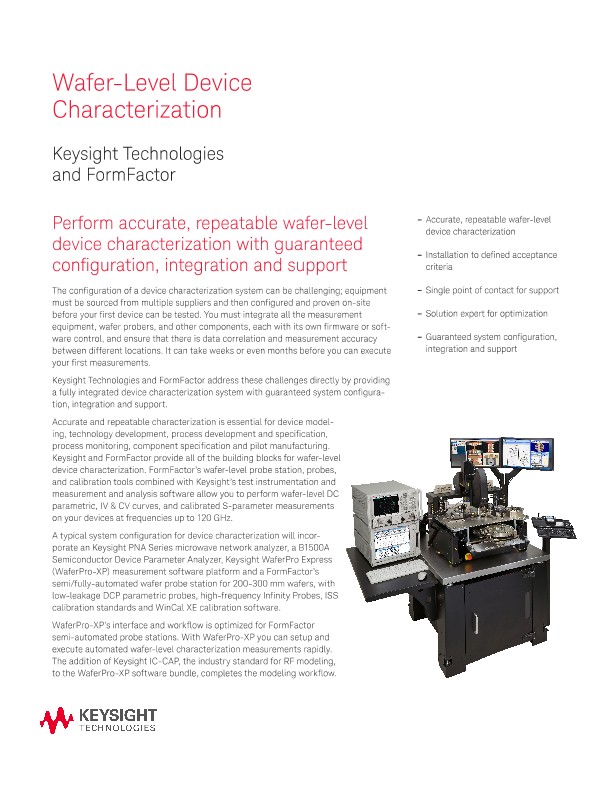 Wafer-Level Device Characterization