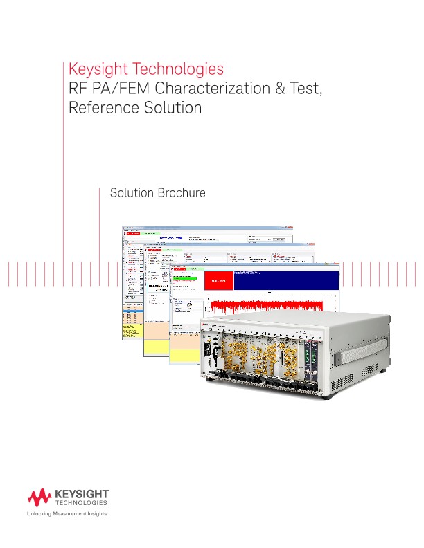 RF PA/FEM Characterization & Test, Reference Solution