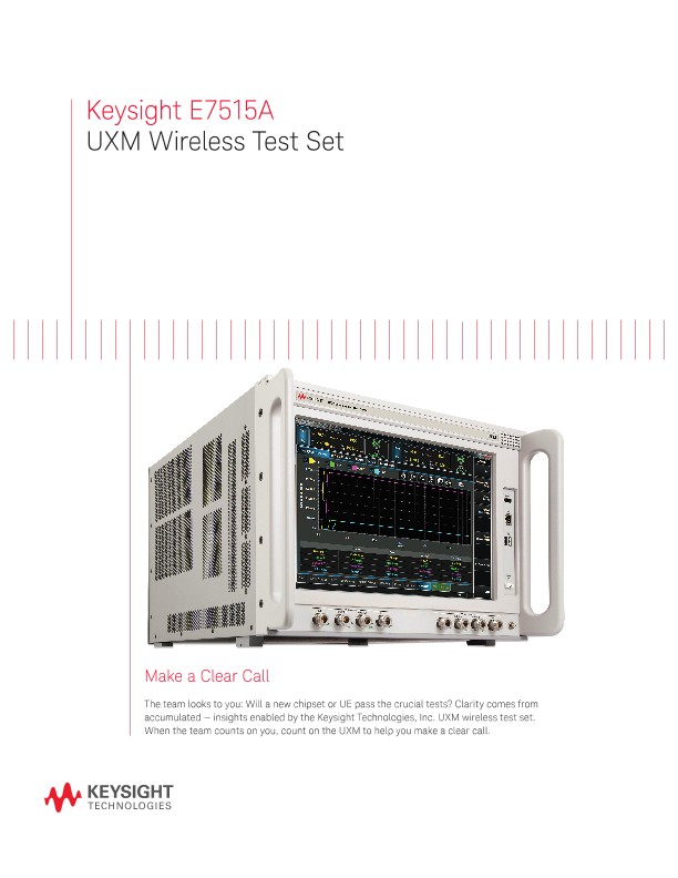 E7515A UXM Wireless Test Set