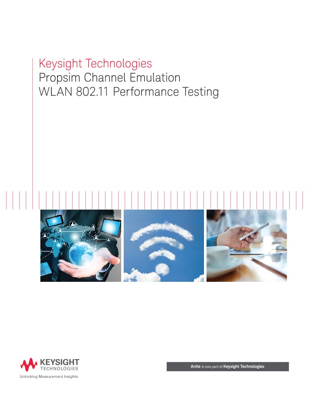 Propsim Channel Emulation WLAN 802.11 Performance Testing