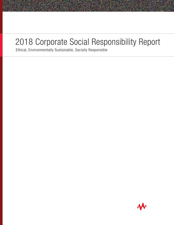 2018 Corporate Social Responsibility Report 