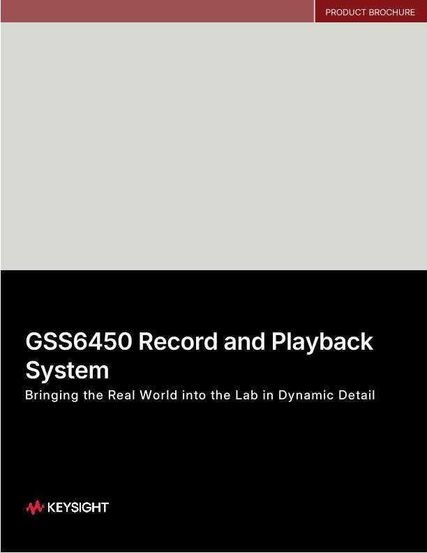 GSS6450 Record and Playback System