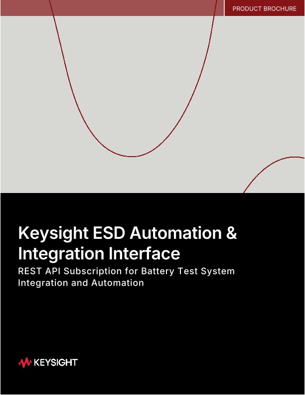 Keysight ESD Automation & Integration Interface