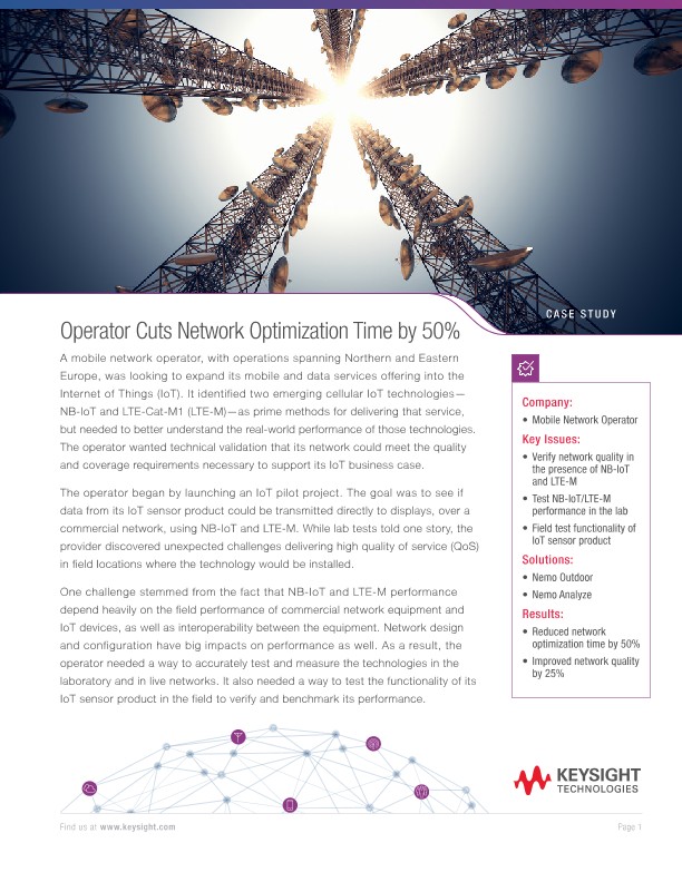 Reduce Network Optimization Time by 50%