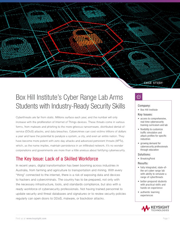 Box Hill Institute’s Cyber Range Lab Arms Students with Industry-Ready Security Skills
