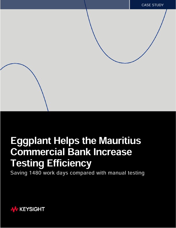 Eggplant Helps the Mauritius Commercial Bank Increase Testing Efficiency
