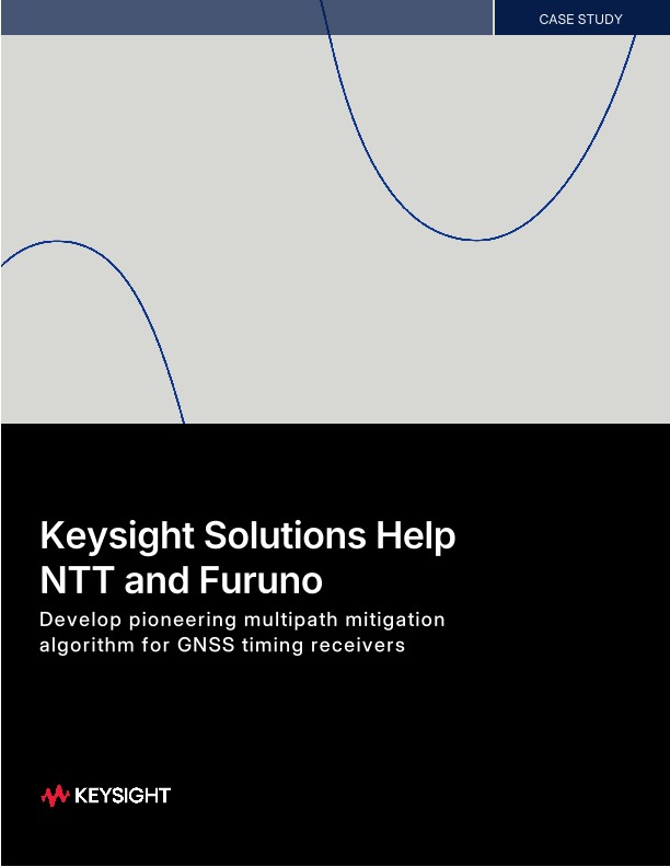 Keysight Solutions Help NTT and Furuno