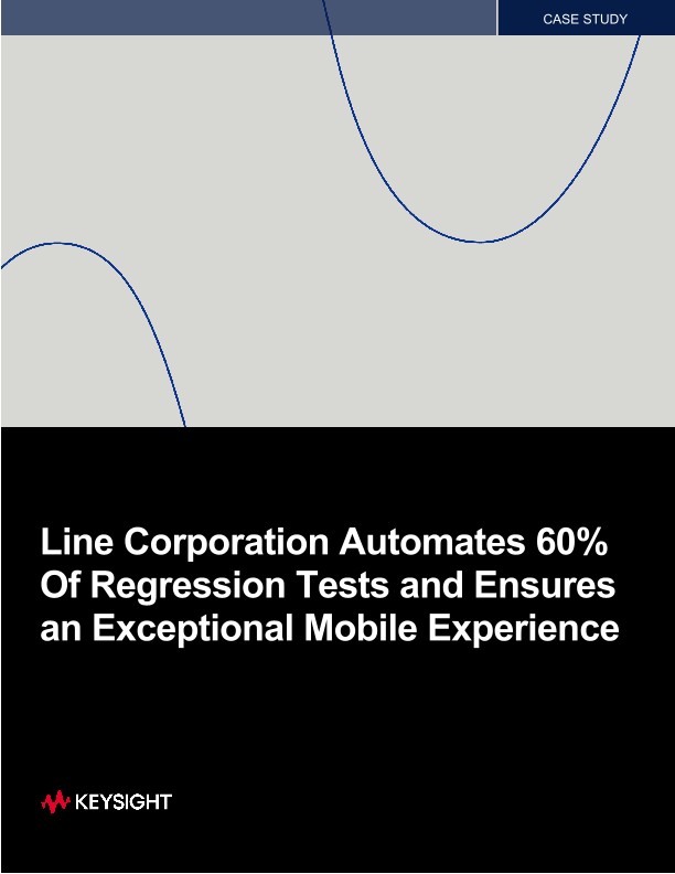 Line Corporation Automates 60% Of Regression Tests and Ensures an Exceptional Mobile Experience
