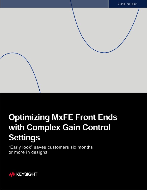 Optimizing MxFE Front Ends with Complex Gain Control Settings