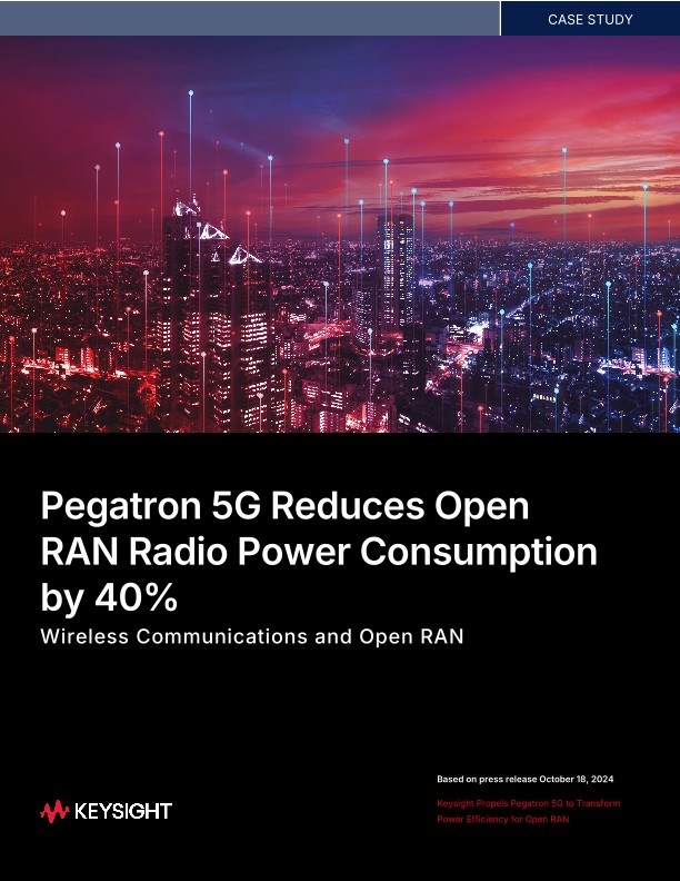 Pegatron 5G Reduces Open RAN Radio Power Consumption by 40%