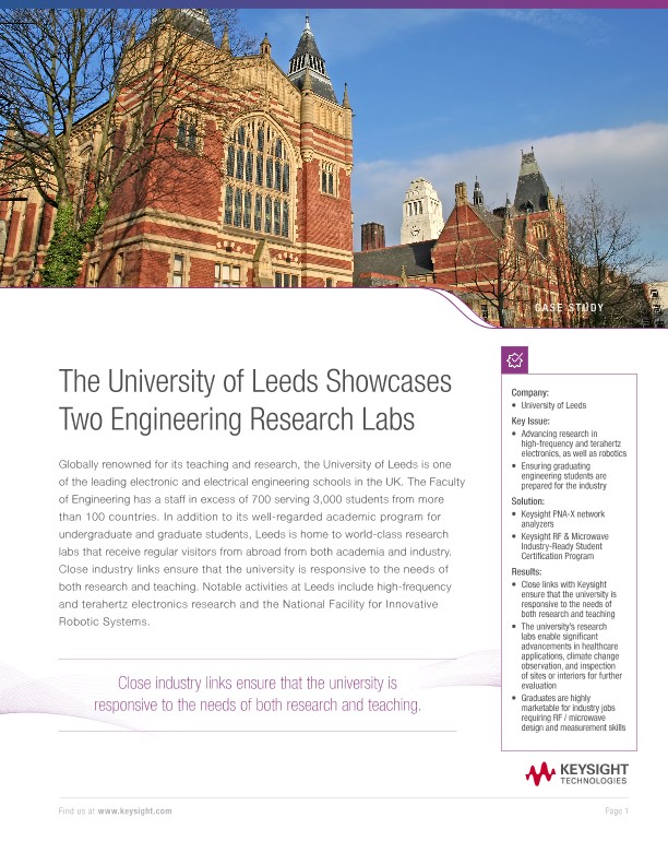 The University of Leeds Showcases Two Engineering Research Labs