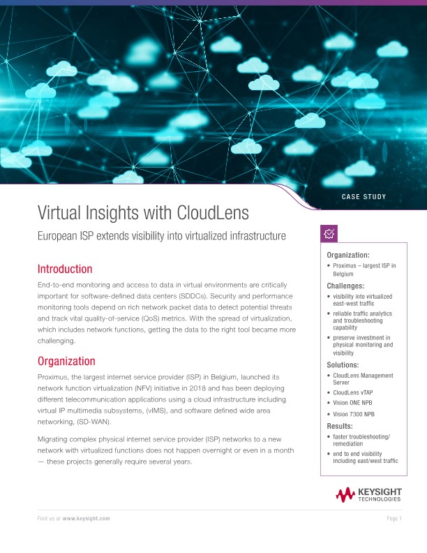 Virtual Insights with CloudLens