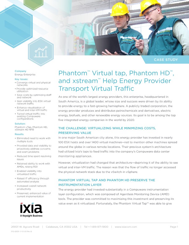 Global Energy Provider Gains Greater Visibility into Virtual Environment