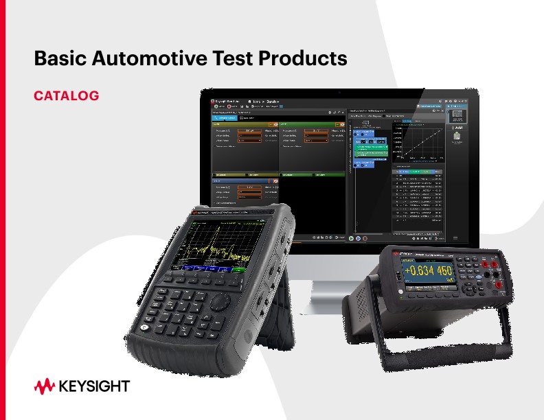 Basic Automotive Test Products Catalog