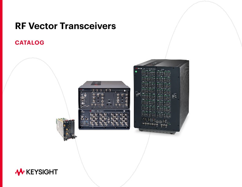 RF Vector Transceivers Catalog PDF Asset Page | Keysight