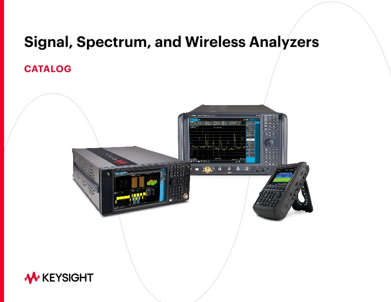 Signal, Spectrum and Wireless Analyzers Catalog