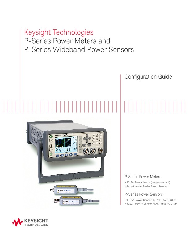 P-Series Power Meters and P-Series Wideband Power Sensors – Configuration Guide