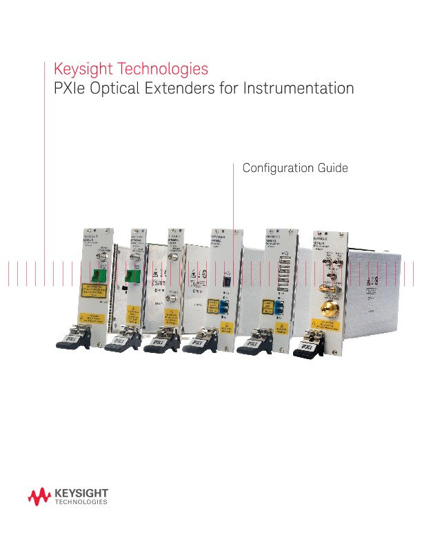 PXIe Optical Extenders for Instrumentation – Configuration Sheet