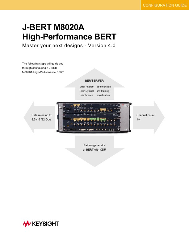 J-BERT M8020A High-Performance BERT
