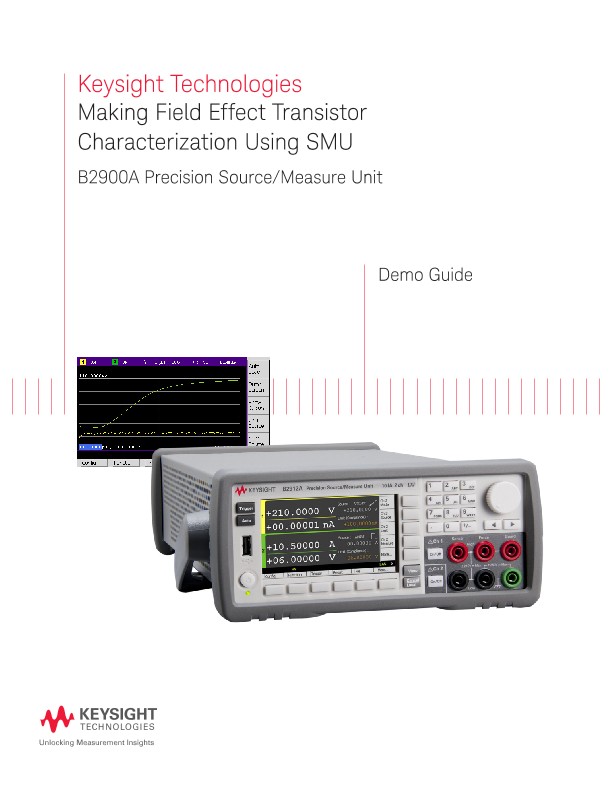 Making Field Effect Transistor Characterization using SMU