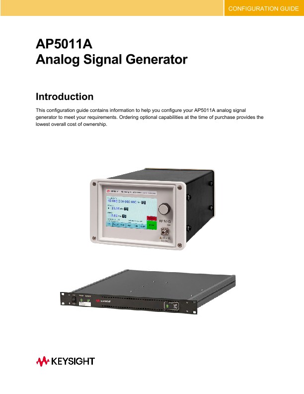 AP5011A G2 Analog Signal Generator