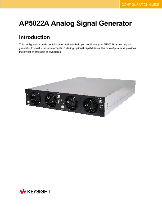 AP5022A G3 Analog Signal Generator