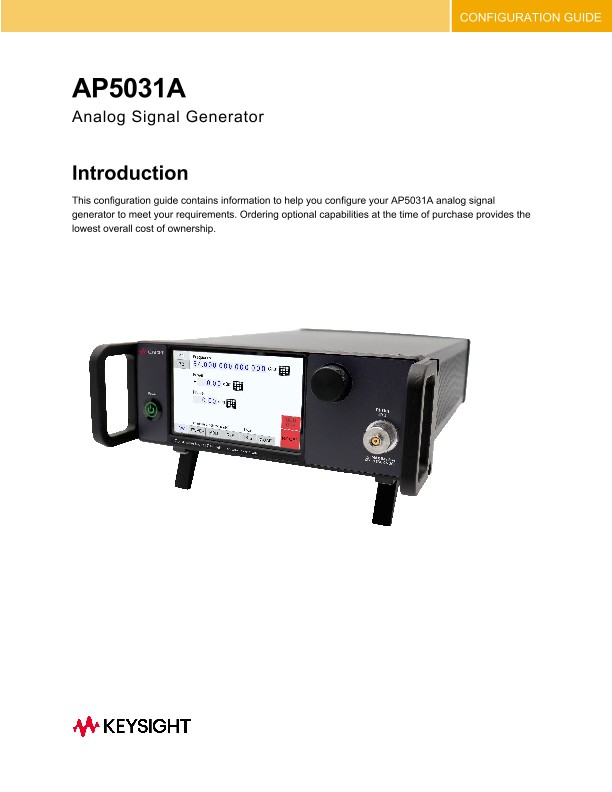 AP5031A G5 Analog Signal Generator