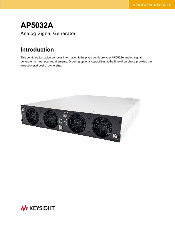 AP5032A G5 Analog Signal Generator