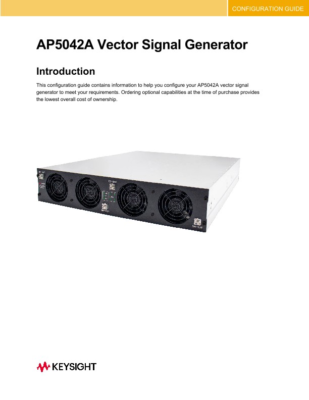 AP5042A G3 Vector Signal Generator
