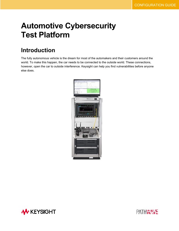 Automotive Cybersecurity Penetration Test Solution