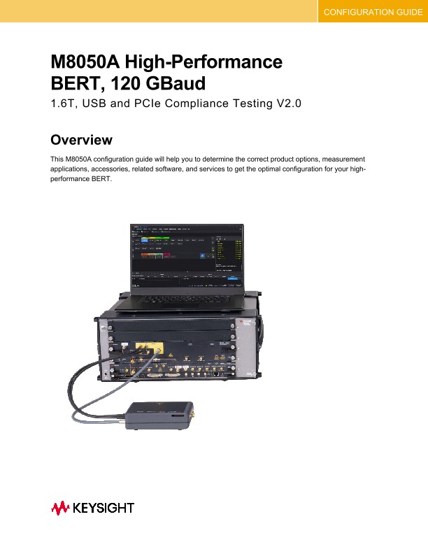 M8050A High-Performance BERT, 120 GBaud
