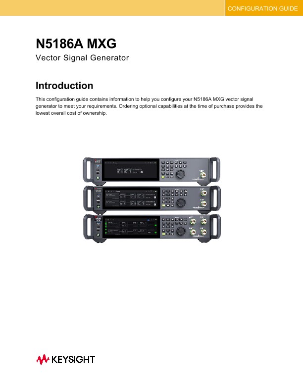 N5186A MXG Vector Signal Generator
