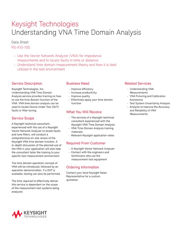 Understanding VNA Time Domain Analysis 