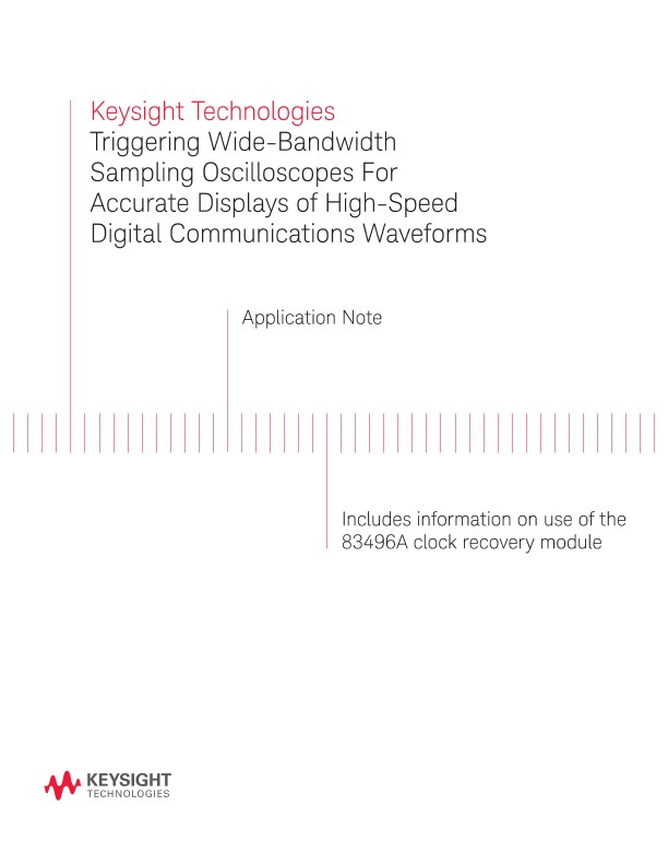 Triggering Wide-Bandwidth Sampling Oscilloscopes
