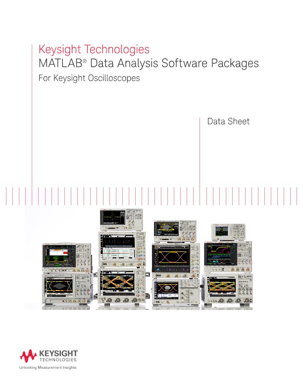MATLAB Data Analysis Software Packages for Keysight Oscilloscopes